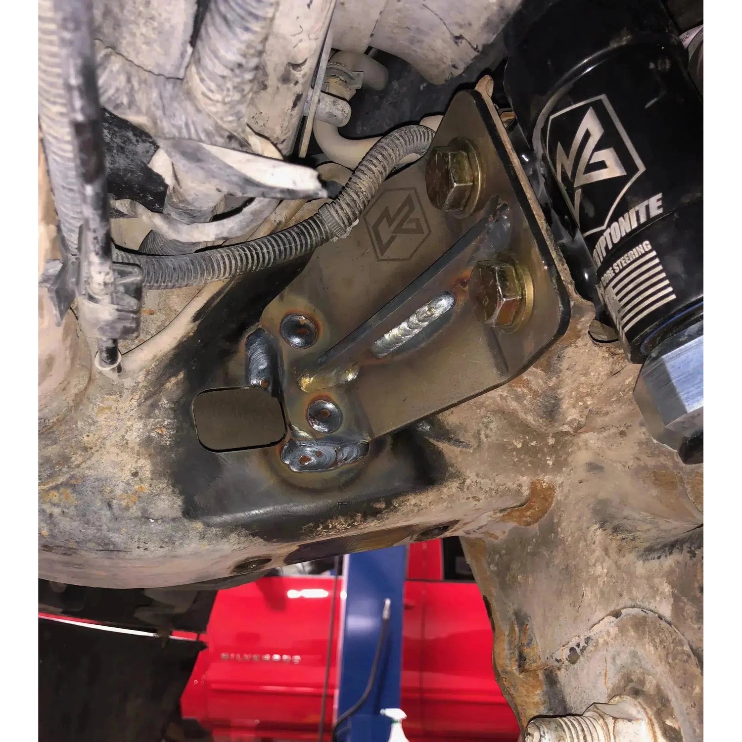 2011-2025 Duramax Ultimate Front End Package (ULTIMATE11)-Tie Rods & Pitman Idler Support-KRYPTONITE-Dirty Diesel Customs