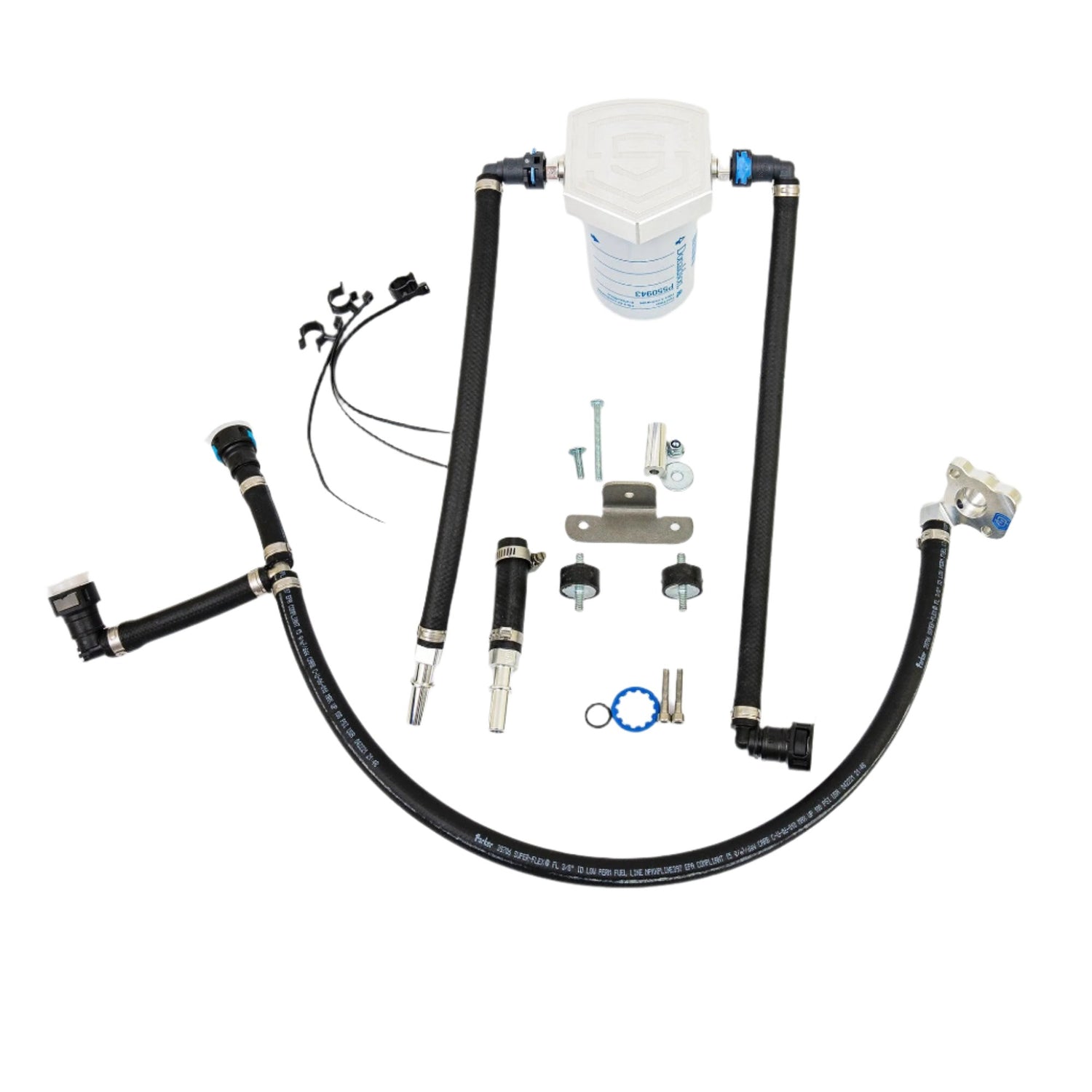 2011-2025 Powerstroke Gen2.1 CP4 Bypass Kit w/ Return Filter Assembly (CP4-6.7F-BP-G2.1)-CP4 Bypass-S&S Diesel-CP4-6.7F-BP-G2.1-Dirty Diesel Customs