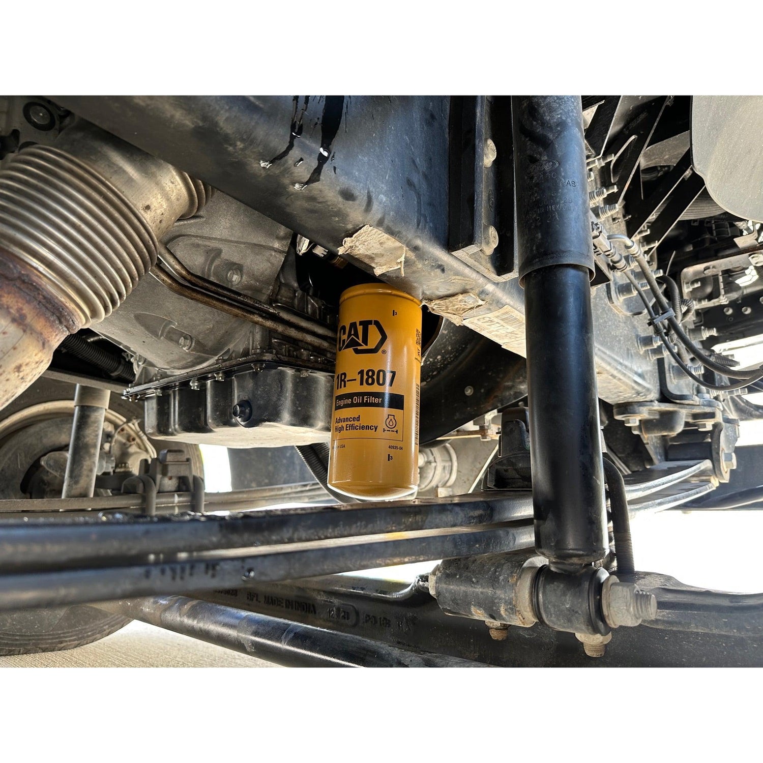 2011+ Powerstroke F650/ F750 Oil Filter Housing (SPE-S100214)-Oil Filter Adapter-SPE Motorsport-Dirty Diesel Customs