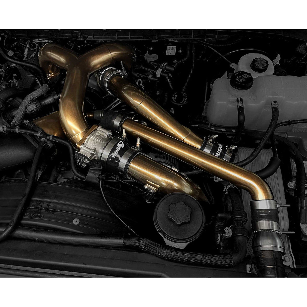 2011+ Powerstroke HD Upper Coolant Tube (PFP11XXUCT)-Coolant Pipes-Pusher-Dirty Diesel Customs