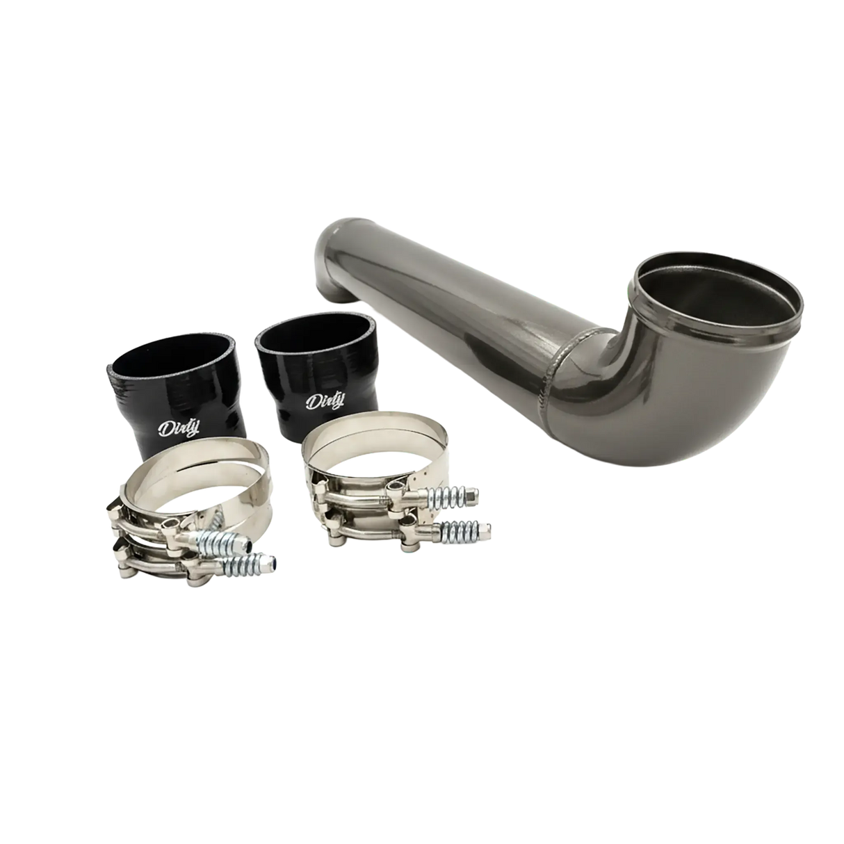 2012-2016 Duramax Dirty Cold Side Passenger Intercooler Pipe (LML-INT-A094)-Intercooler Piping-Dirty Diesel Customs-LML-INT-A094-KNG-Dirty Diesel Customs