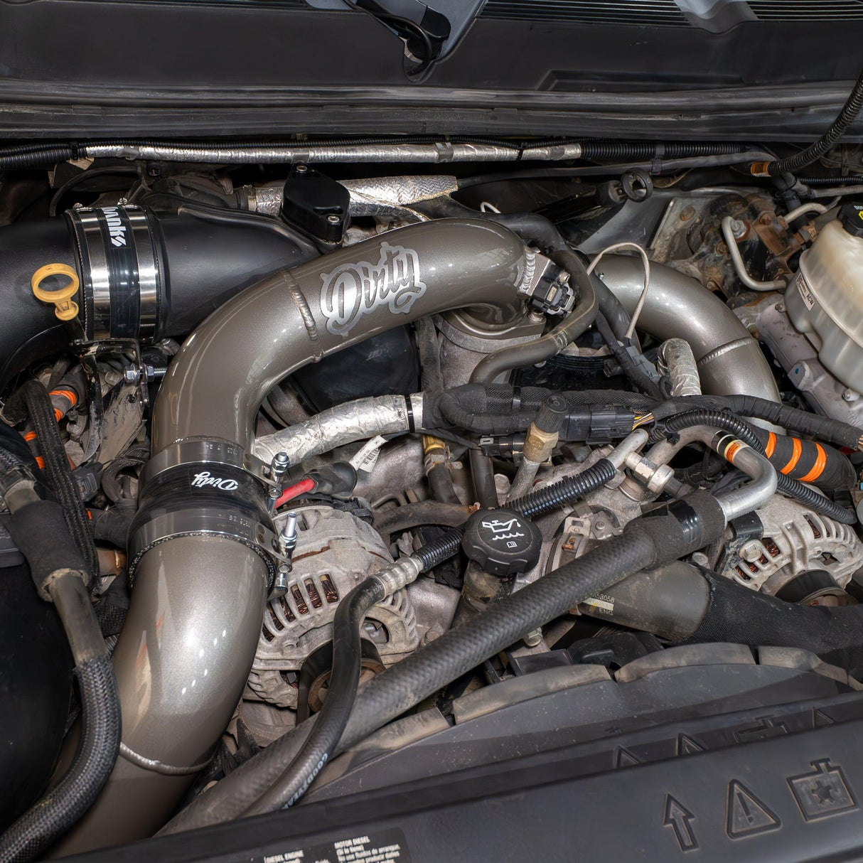 2012-2016 Duramax High Flow Dirty Intercooler Piping Kit (LML-INT-A150)-Intercooler Piping-Dirty Diesel Customs-Dirty Diesel Customs