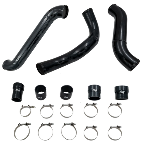 2012-2016 Duramax High Flow Dirty Intercooler Piping Kit (LML-INT-A150)-Intercooler Piping-Dirty Diesel Customs-LML-INT-A150-HGB-Dirty Diesel Customs