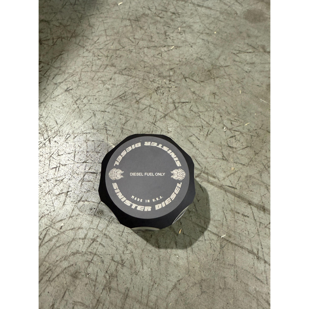 2012-2017 Duramax Diesel Fuel Cap (garage-sale-SC-FC-FUEL-U-GRY)-Fuel Cap-Sinister-Dirty Diesel Customs