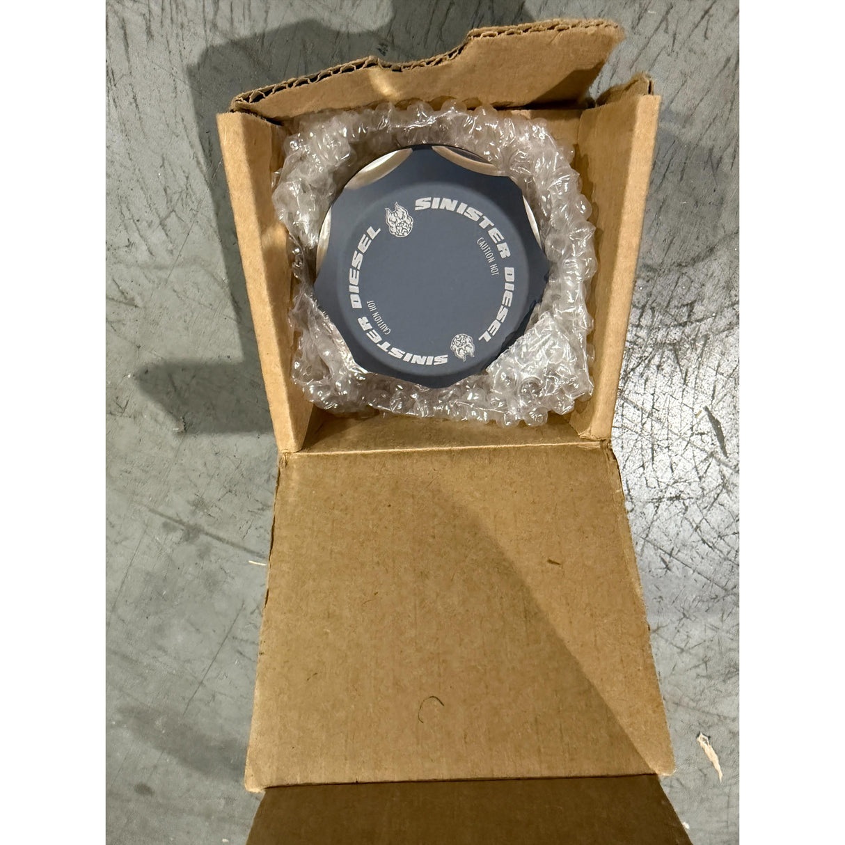 2012-2017 Duramax Diesel Fuel Cap (garage-sale-SC-FC-FUEL-U-GRY)-Fuel Cap-Sinister-Dirty Diesel Customs