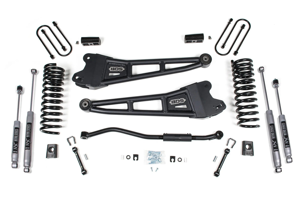 2013-2018 Cummins 3" Radius Arm Lift Kit (BDS1622X)-Lift Kit-BDS-Dirty Diesel Customs
