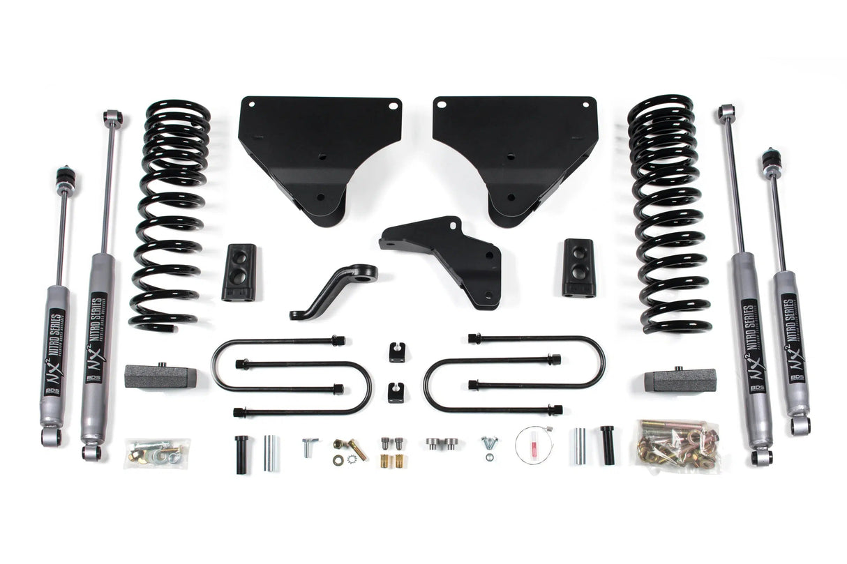 2013-2018 Cummins 4" Lift kit w/o Air Ride (BDS696H)-Lift Kit-BDS-Dirty Diesel Customs