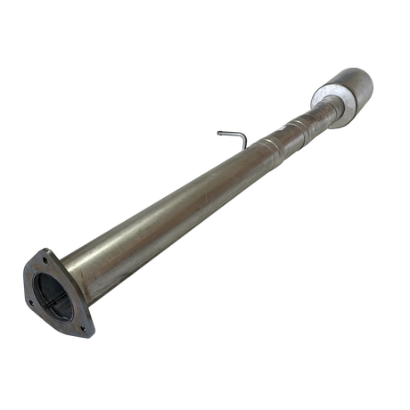 2013-2018 Cummins 4" SS Cat & DPF Delete w/ Muffler (DDC-868M)-Delete Pipe-Dirty Diesel Customs-Dirty Diesel Customs