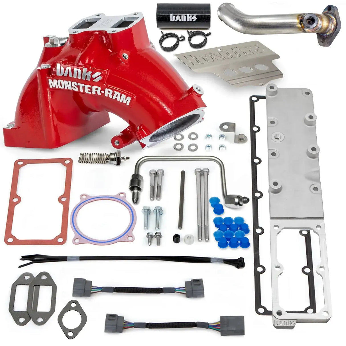 2013-2018 Cummins C&C Monster-Ram Intake System (42804)-Intake Elbows-Banks Power-Dirty Diesel Customs