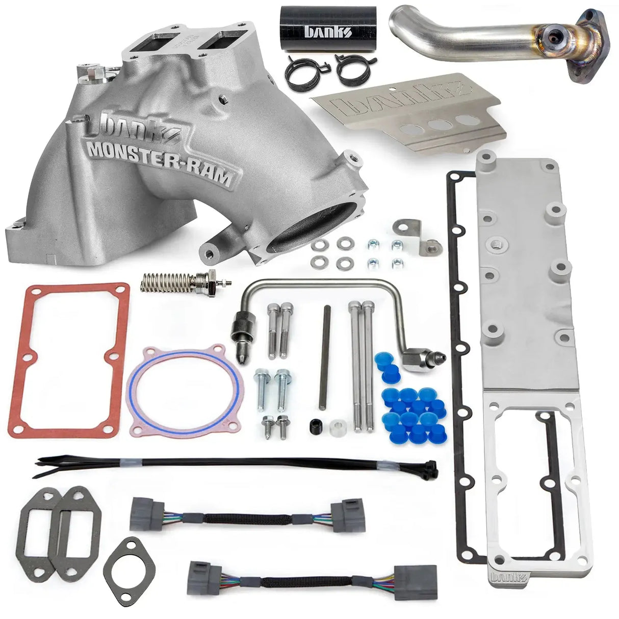 2013-2018 Cummins C&C Monster-Ram Intake System (42804)-Intake Elbows-Banks Power-Dirty Diesel Customs