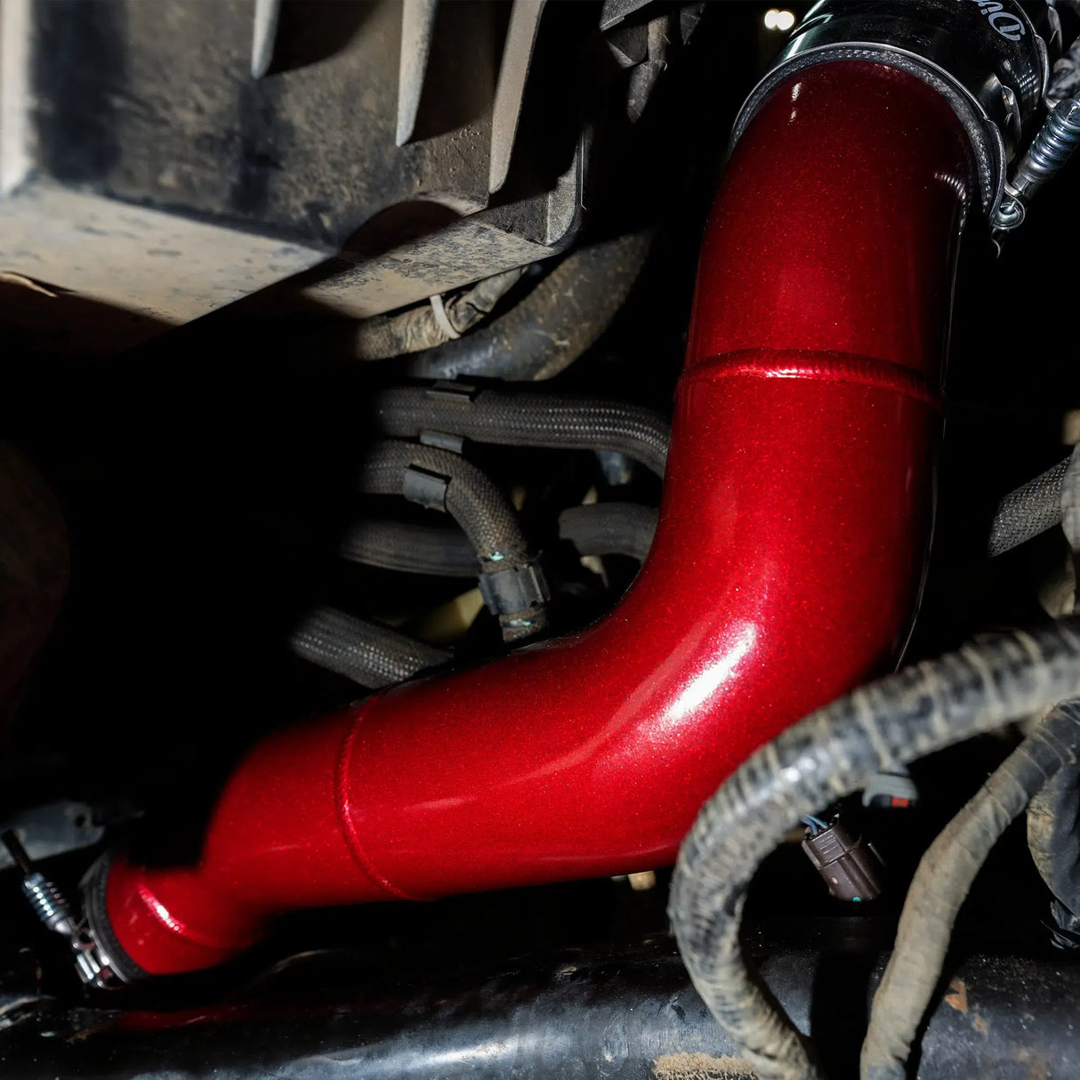 2013-2018 Cummins Dirty Driver's Side Charge Pipe (I67-INT-A135)-Charge Pipe-Dirty Diesel Customs-Dirty Diesel Customs
