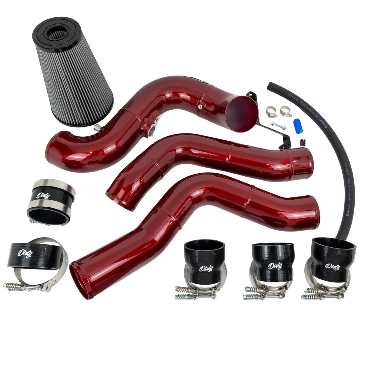 2013-2018 Cummins Dirty Stock Turbo Intercooler Piping Kit (I67-INT-A126)-Intercooler Piping-Dirty Diesel Customs-Dirty Diesel Customs