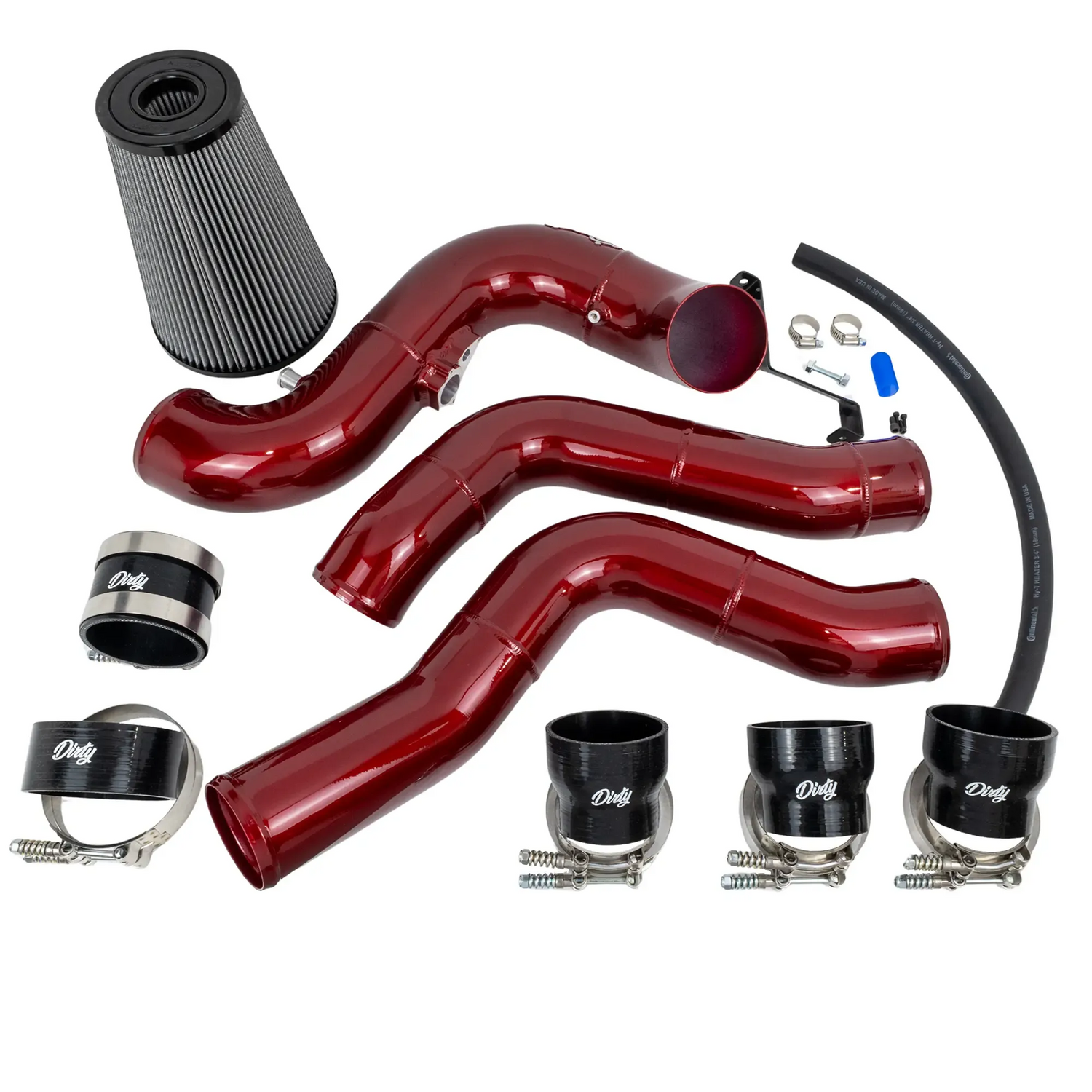 2013-2018 Cummins Dirty Stock Turbo Intercooler Piping Kit (I67-INT-A126)-Intercooler Piping-Dirty Diesel Customs-Dirty Diesel Customs
