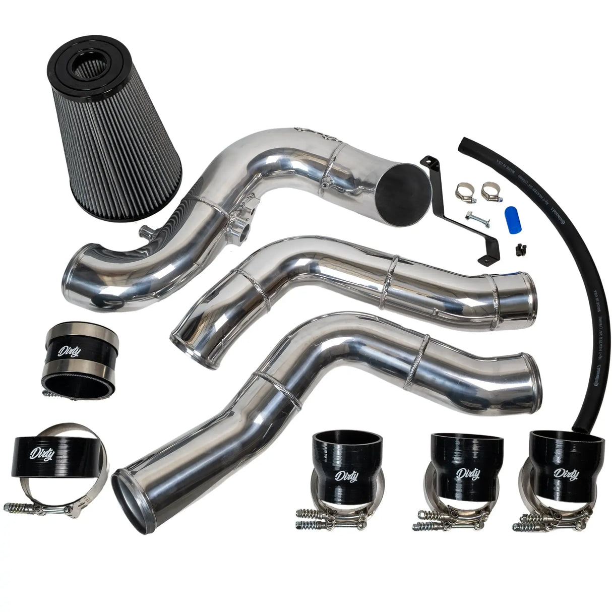 2013-2018 Cummins Dirty Stock Turbo Intercooler Piping Kit (I67-INT-A126)-Intercooler Piping-Dirty Diesel Customs-Dirty Diesel Customs