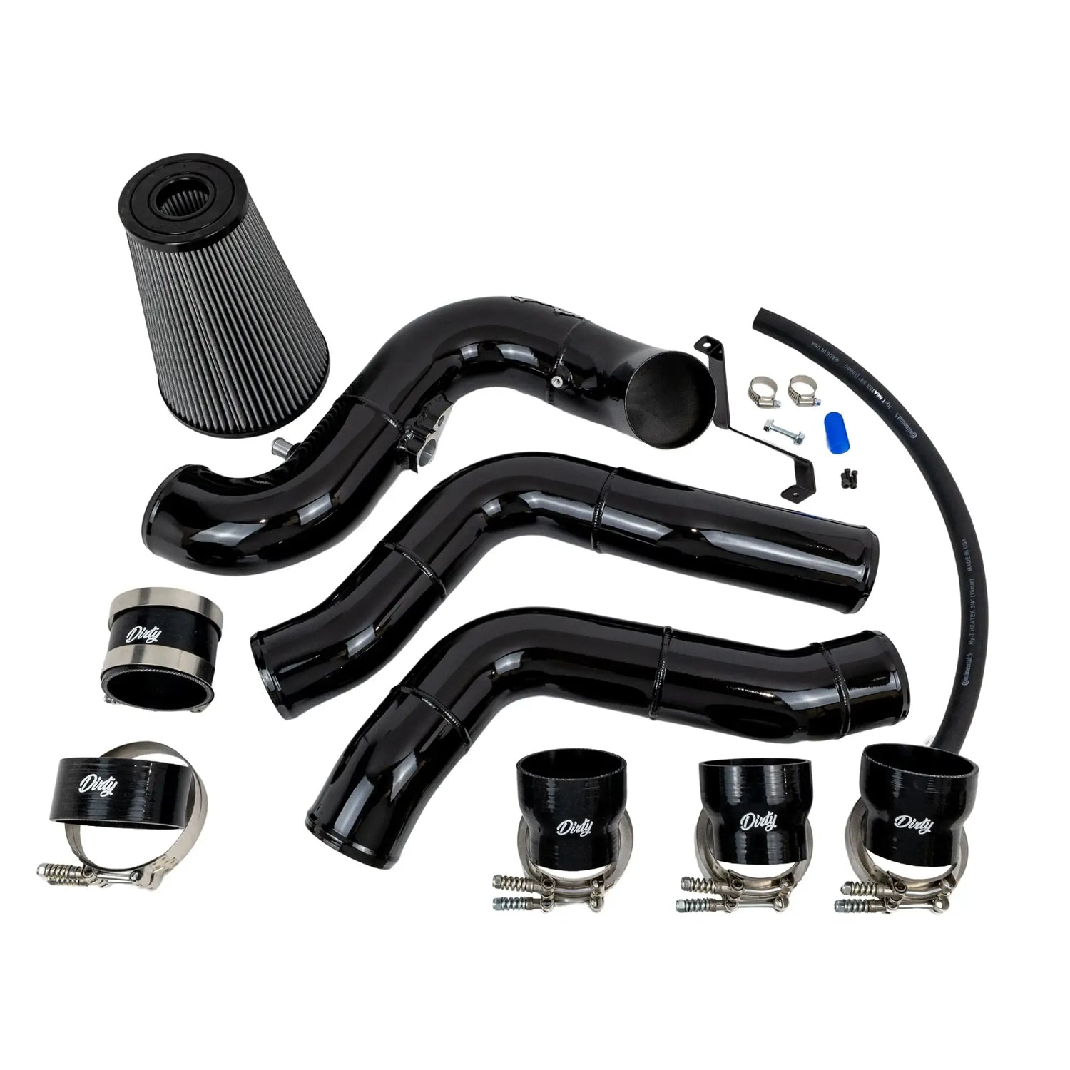 2013-2018 Cummins Dirty Stock Turbo Intercooler Piping Kit (I67-INT-A126)-Intercooler Piping-Dirty Diesel Customs-Dirty Diesel Customs