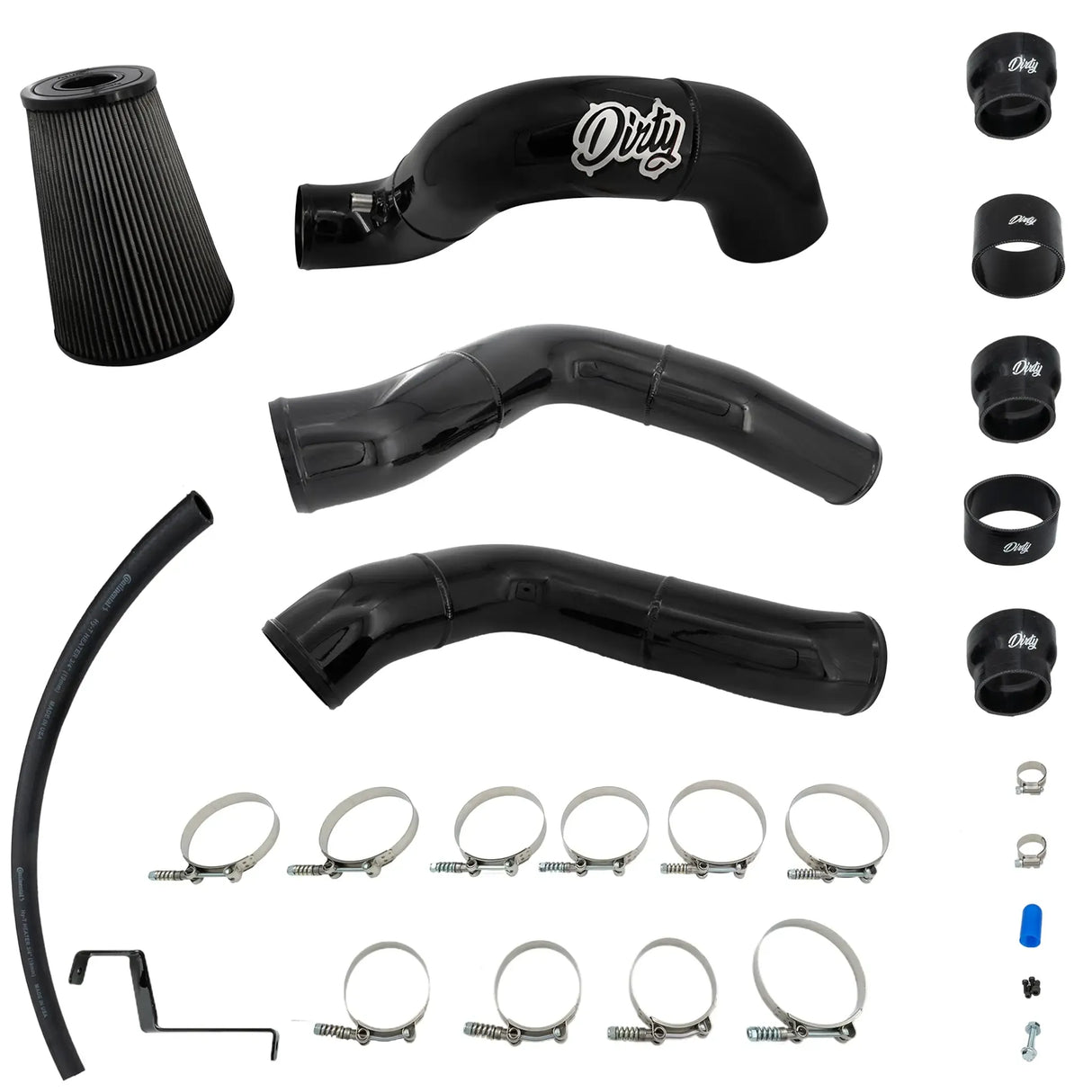 2013-2018 Cummins Dirty Stock Turbo Intercooler Piping Kit (I67-INT-A126)-Intercooler Piping-Dirty Diesel Customs-Dirty Diesel Customs