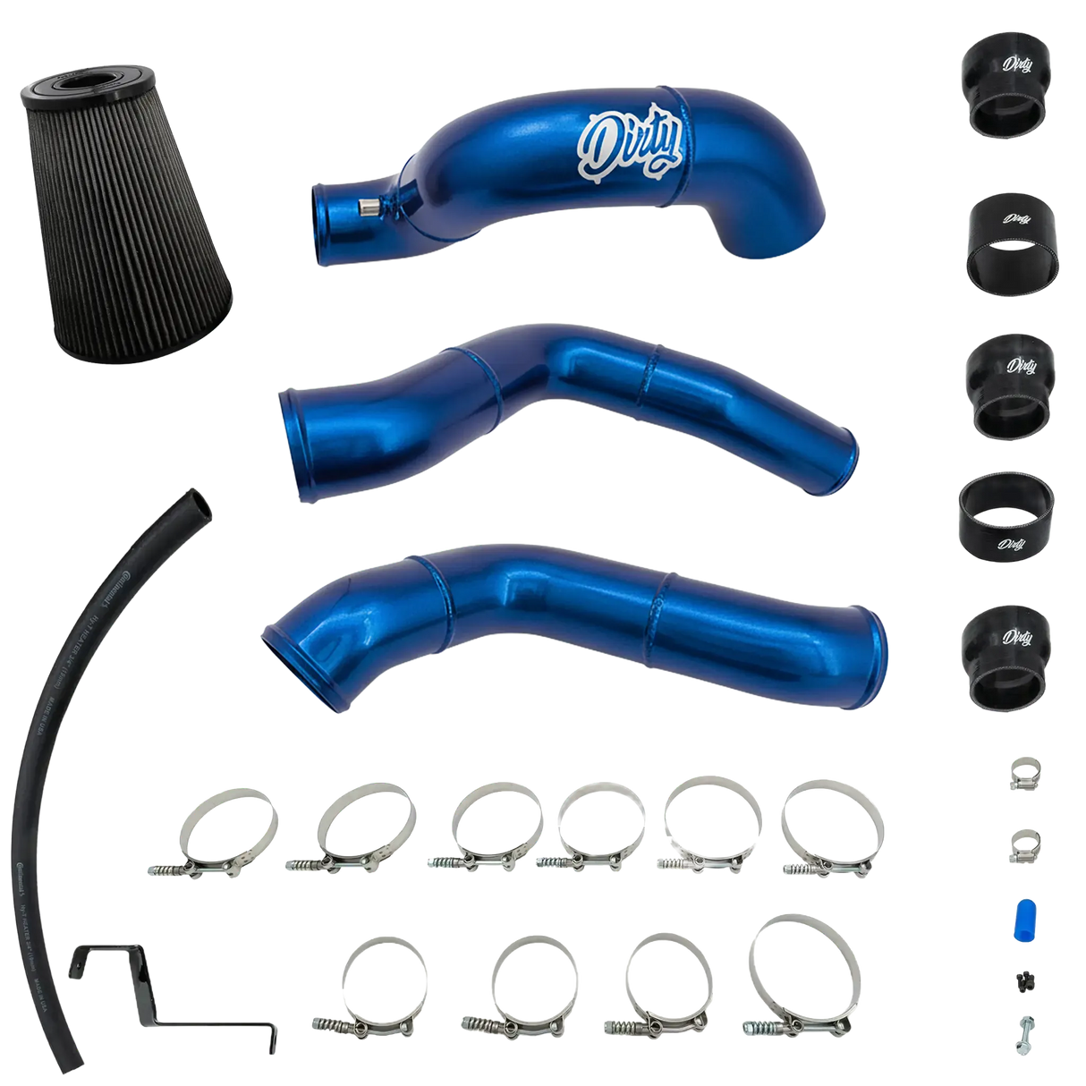 2013-2018 Cummins Dirty Stock Turbo Intercooler Piping Kit (I67-INT-A126)-Intercooler Piping-Dirty Diesel Customs-I67-INT-A126-IROY-Dirty Diesel Customs