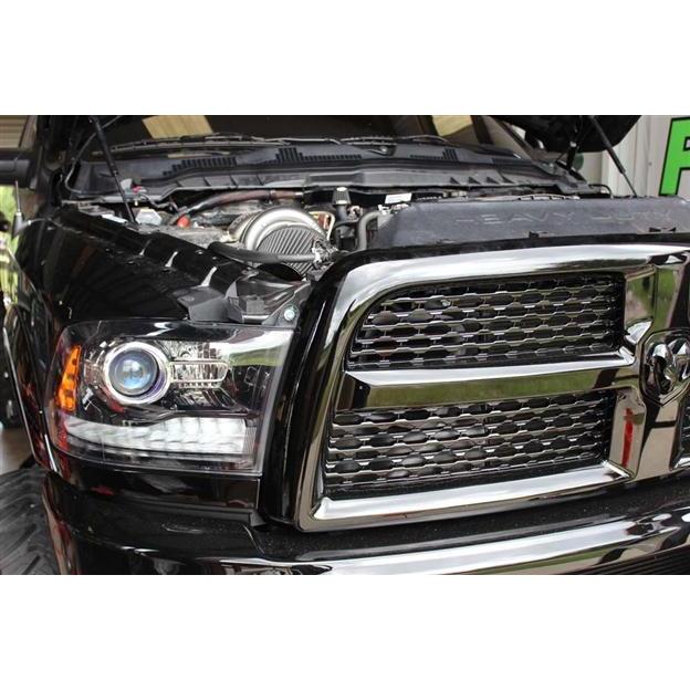 2013-2018 Cummins High Mount Pusher Compound Turbo System (PRC1318HM)-Compound Turbo Kit-Pusher-Dirty Diesel Customs