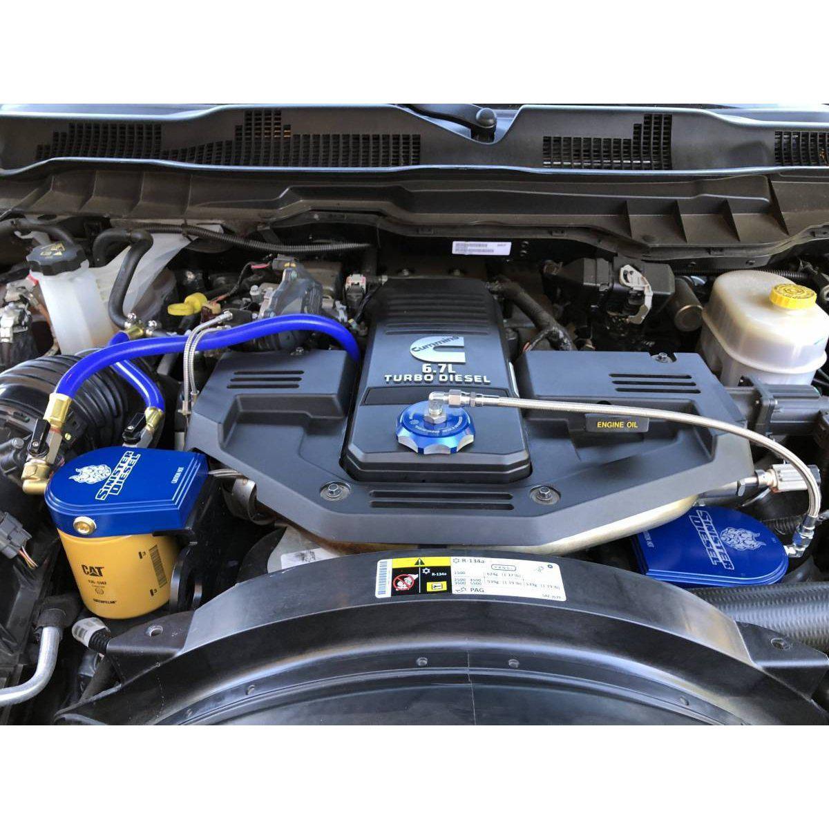 2013-2020 Cummins Bypass Oil Filter System (SD-EOF-6.7C-13)-Bypass Oil Filter System-Sinister-Dirty Diesel Customs