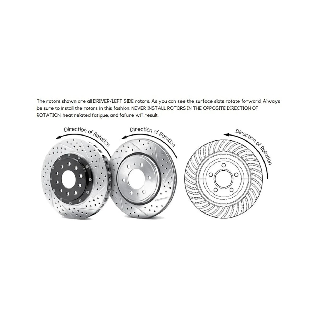 2013-2022 Super Duty Big Claw HD Performance Front Rotors (2261049-2)-Brake Rotors-Baer Brakes-Dirty Diesel Customs