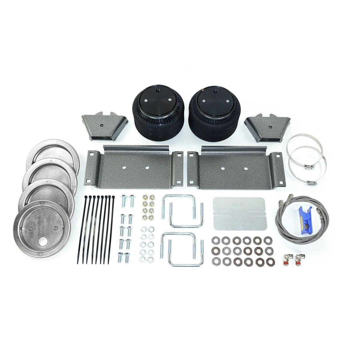 2013-2024 3.0L EcoDiesel Alpha HD Pro S Air Suspension Kit (HP10365-J-S)-Air Bags-PACBRAKE-Dirty Diesel Customs