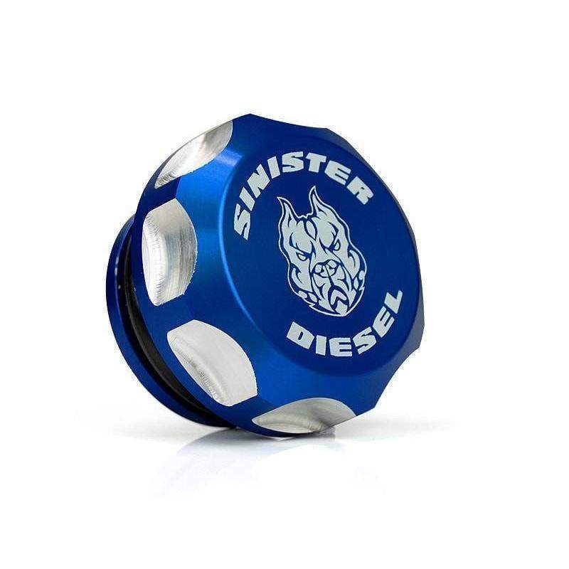 2013-2024 Cummins Billet Fuel Plug / Cap (SD-FP-6.7C)-Fuel Cap-Sinister-SD-FP-6.7C-Dirty Diesel Customs