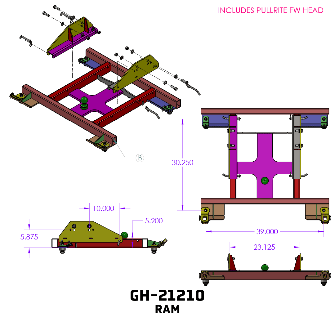2013+ Cummins ADVANTAGE Gooseneck & 5th Wheel Hitch (GH-21210)-Gooseneck Hitch-Gen-Y Hitch-Dirty Diesel Customs