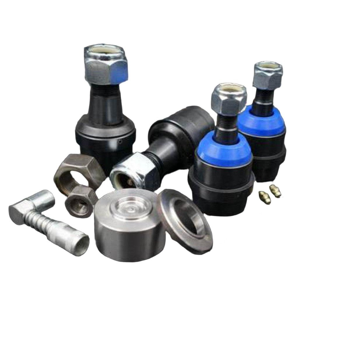 2013.5-2024 Cummins Oversized Upper & Lower Ball Joint Kit (4) (6821.1-7460A.1-KIT)-Ball Joints-EMF Rod Ends & Steering Components-Dirty Diesel Customs
