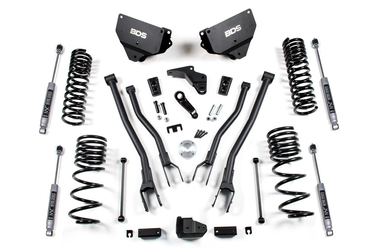 2014-2018 Cummins 2500 4" 4-Link Lift Kit (BDS1602H)-Lift Kit-BDS-Dirty Diesel Customs