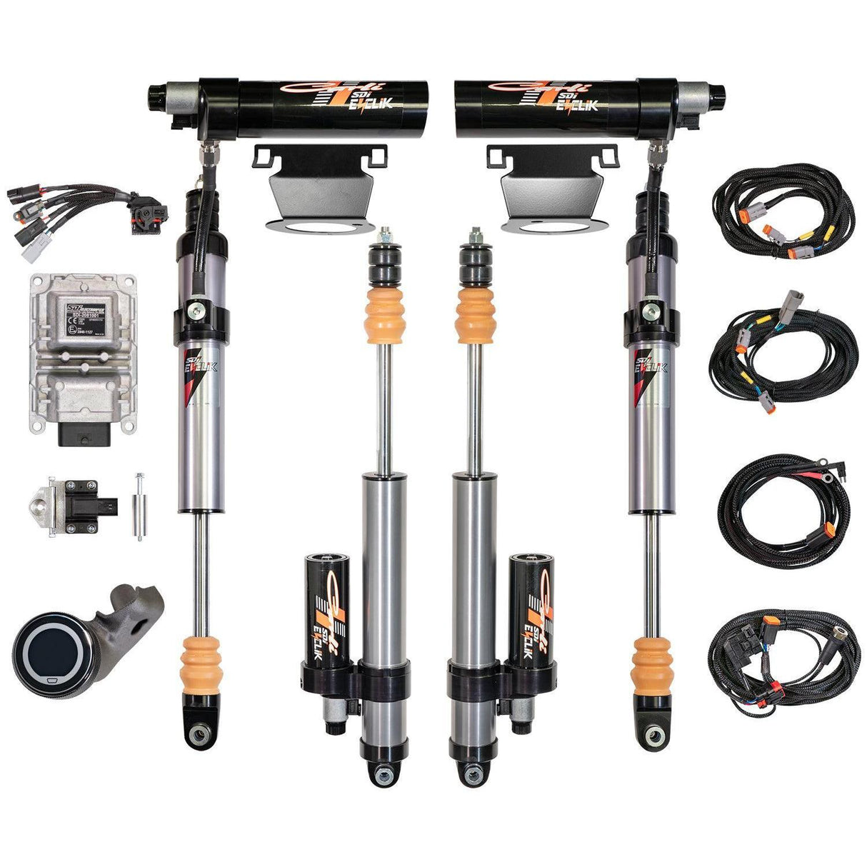 2014-2018 Cummins E-Venture 2.5 RR Shock Package w/ 3.25" Lift (CS-DEV25SPKG-14-D)-Shocks-Carli Suspension-Dirty Diesel Customs