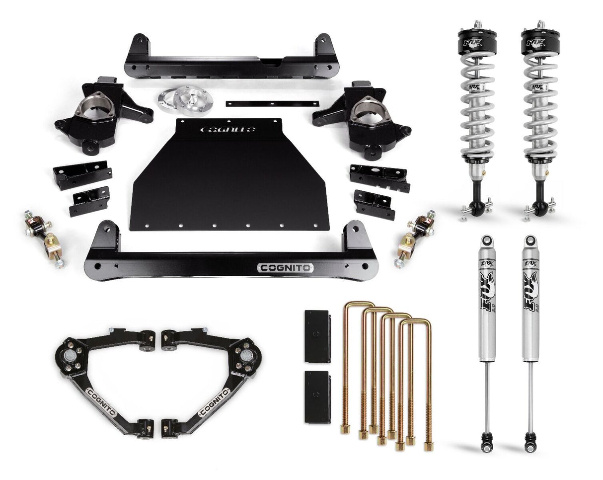 2014-2018 GM 1500 6" Performance Lift Kit W/ Fox 2.0 Performance Series IFP Coilovers & Shocks (210-P0965)-Lift Kit-Cognito Motorsports-Dirty Diesel Customs