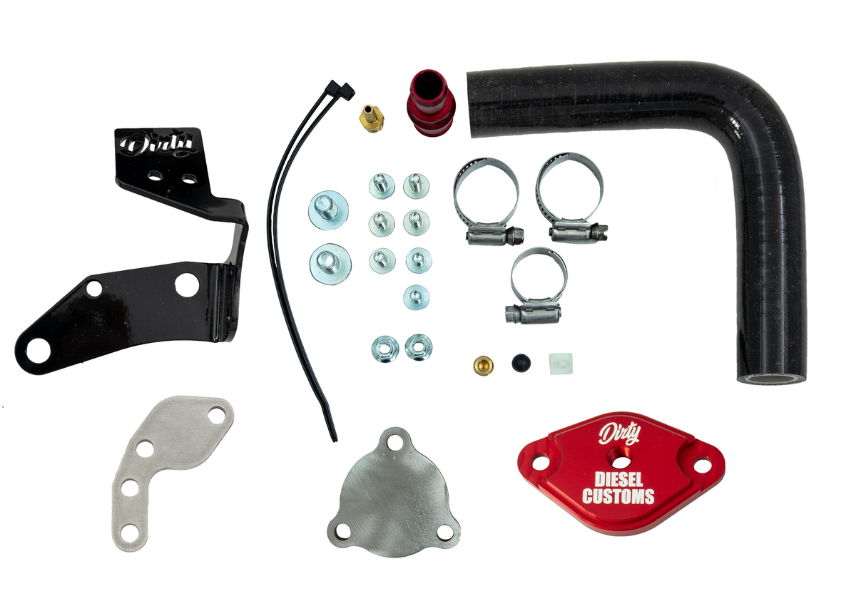 2014-2019 Ram Ecodiesel DIRTY EGR Delete Kit (030-EGR-A023)-EGR Delete-Dirty Diesel Customs-030-EGR-A023-RED-Dirty Diesel Customs
