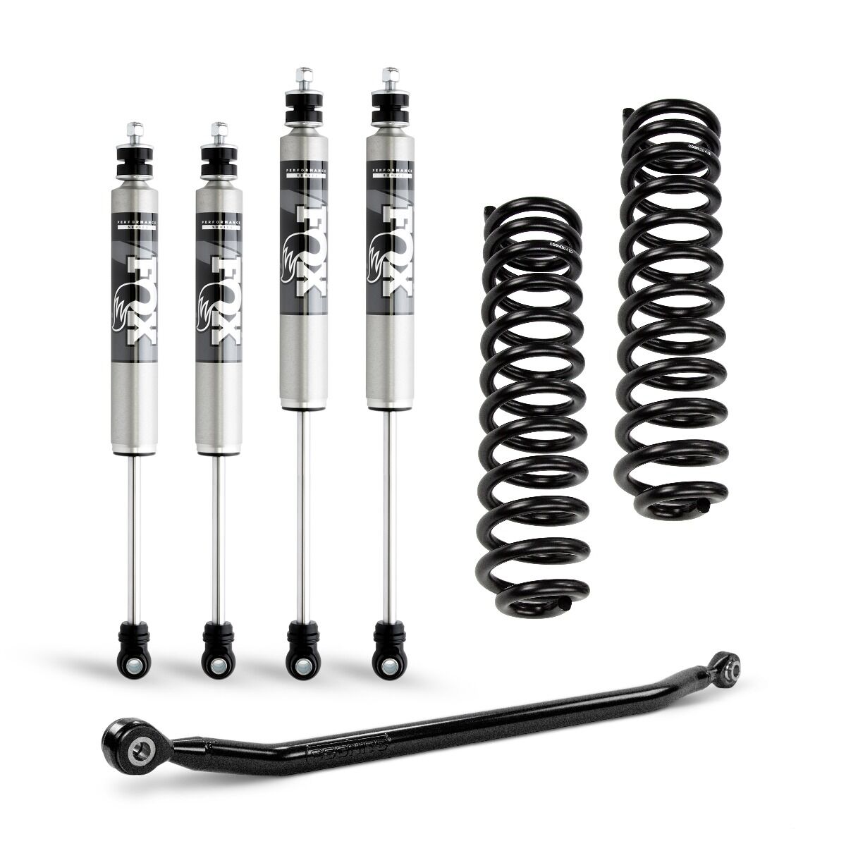 2014-2025 Cummins Front 3" Performance Leveling Kit W/ Fox 2.0 IFP Shocks (115-P0944)-Leveling Kit-Cognito Motorsports-Dirty Diesel Customs
