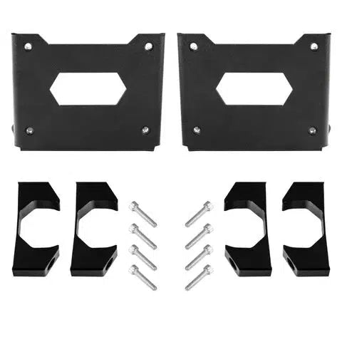 2014+ Cummins Death Grip Front Shock Reservoir Mount Kit (KRSM14-50)-Shock Mount-KRYPTONITE-Dirty Diesel Customs