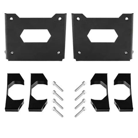 2014+ Cummins Death Grip Front Shock Reservoir Mount Kit (KRSM14-50)-Shock Mount-KRYPTONITE-Dirty Diesel Customs