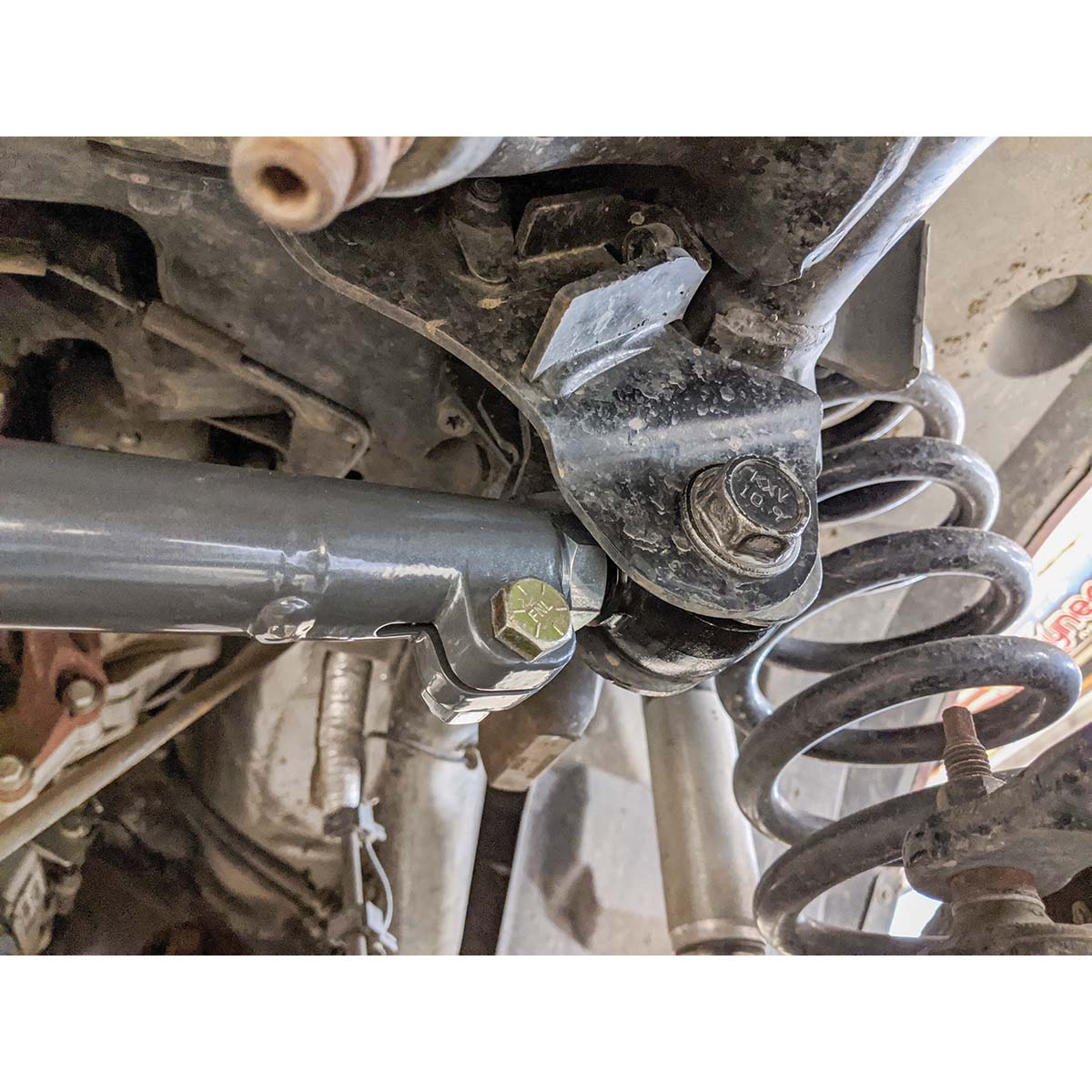 2014+ Cummins HD Adjustable Front Track Bar (8704-11)-Track Bar-Synergy MFG-Dirty Diesel Customs