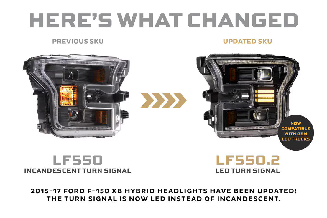 2015-2020 F150 XB Hybrid LED Headlights (LF550.2)