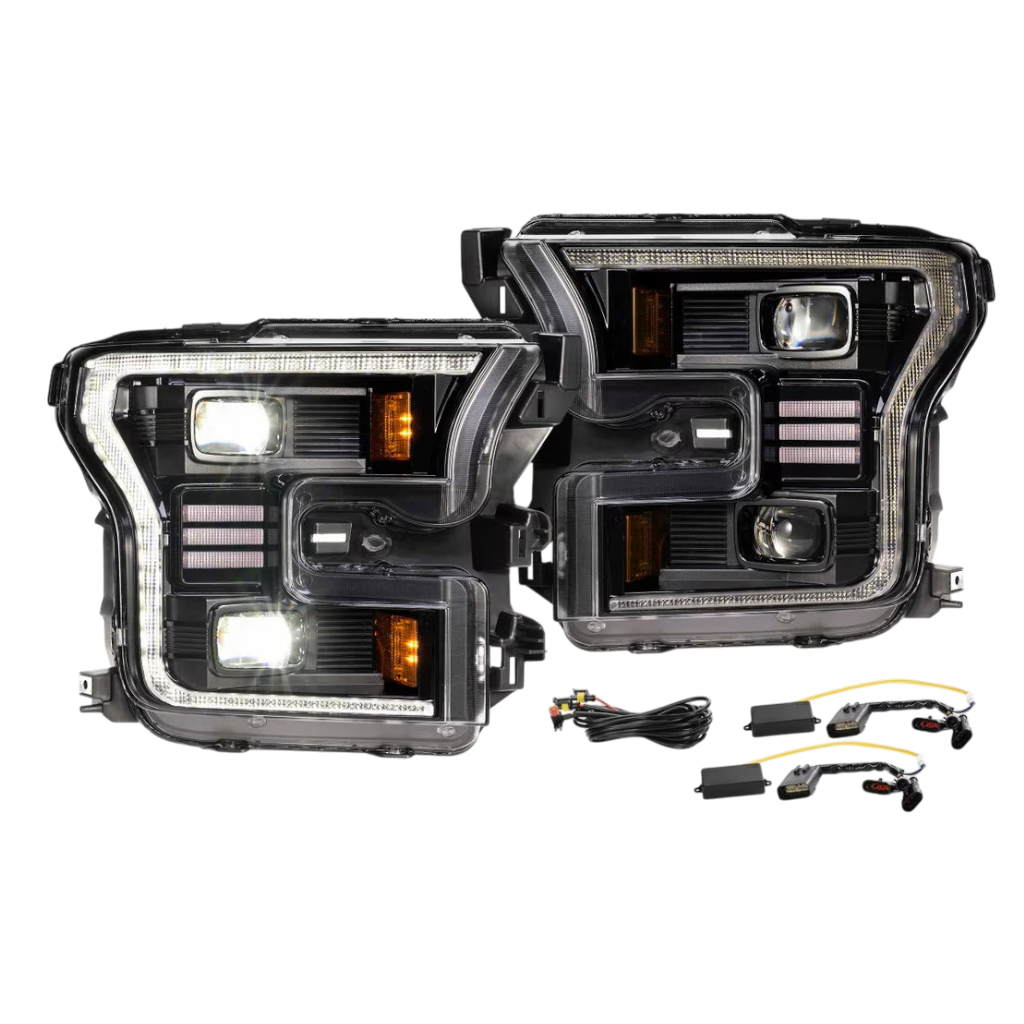 2015-2020 F150 XB Hybrid LED Headlights (LF550.2)-Headlights-Morimoto-Dirty Diesel Customs