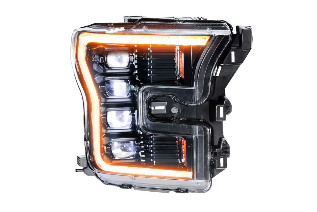 2015-2020 F150 XB LED Amber DRL Headlights (LF502-A.2-ASM)