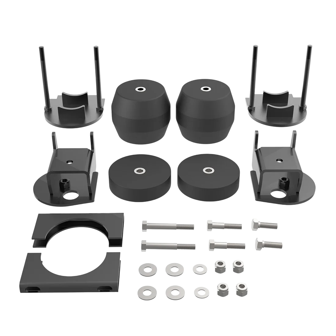 2015-2026 3.0L Powerstroke SES Rear Severe Service Kit (FRTT1504E)-Rubber Helper Springs-Timbren-Dirty Diesel Customs