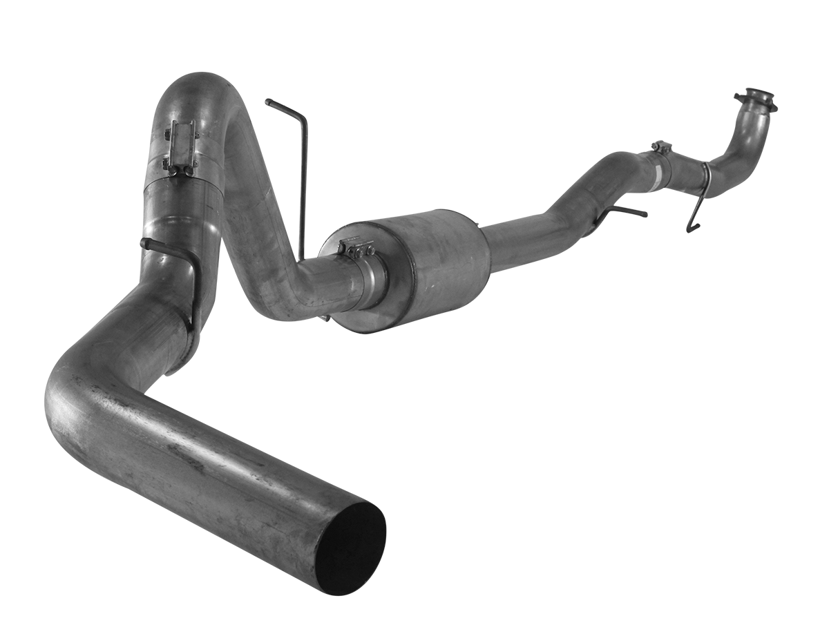 2015.5-2016 Duramax 4" Downpipe Back Exhaust w / Muffler (431018 / 432018)-Downpipe Back Exhaust System-Mel's Manufacturing-432018-Dirty Diesel Customs