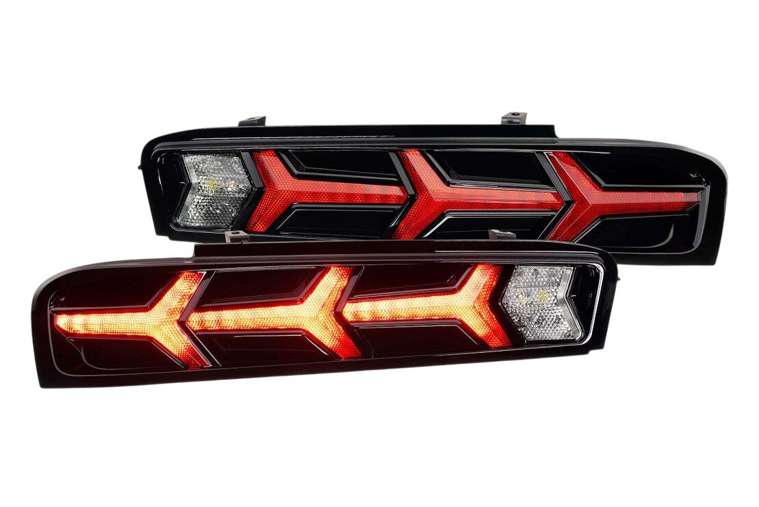 2016-2018 Chevrolet Camaro XB LED Lambo Red Tail Lights (LF400)