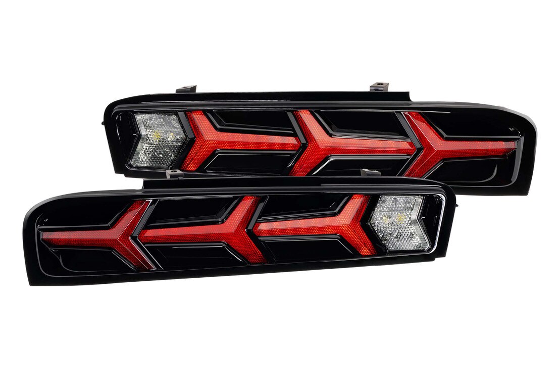 2016-2018 Chevrolet Camaro XB LED Lambo Red Tail Lights (LF400)