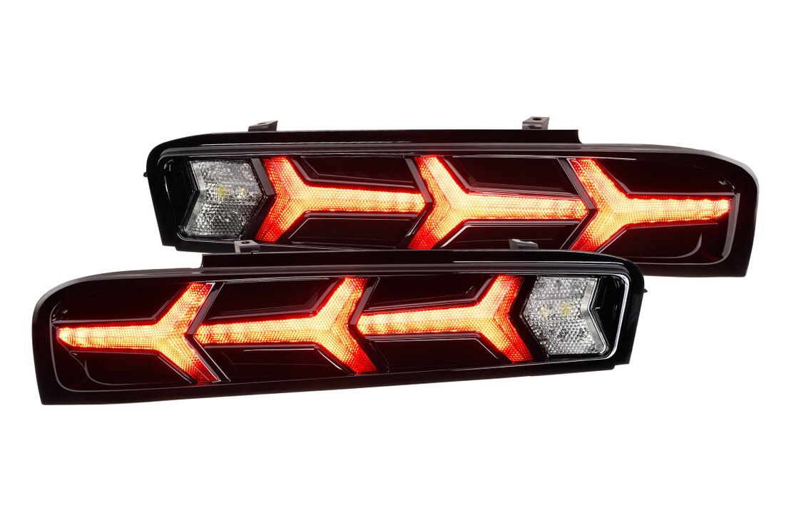 2016-2018 Chevrolet Camaro XB LED Lambo Red Tail Lights (LF400)