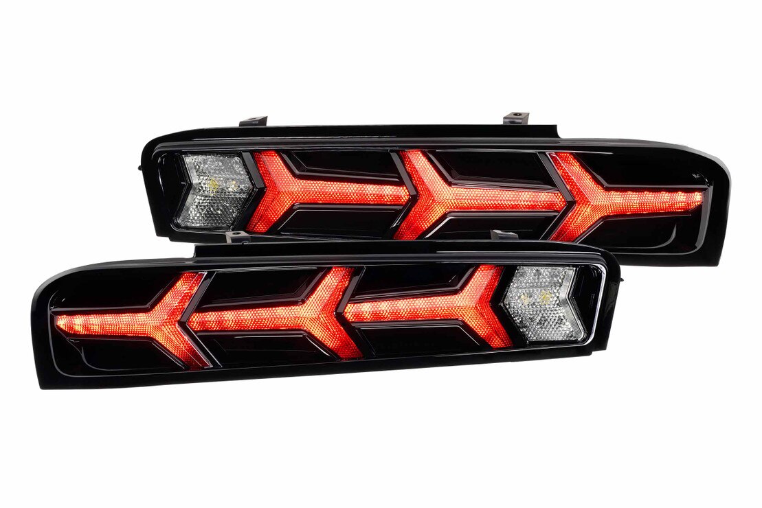 2016-2018 Chevrolet Camaro XB LED Lambo Red Tail Lights (LF400)