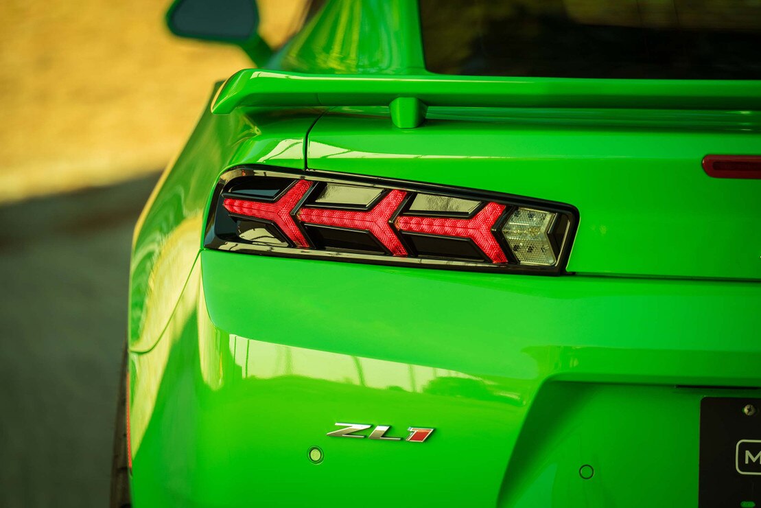 2016-2018 Chevrolet Camaro XB LED Lambo Smoked Tail Lights (LF401)