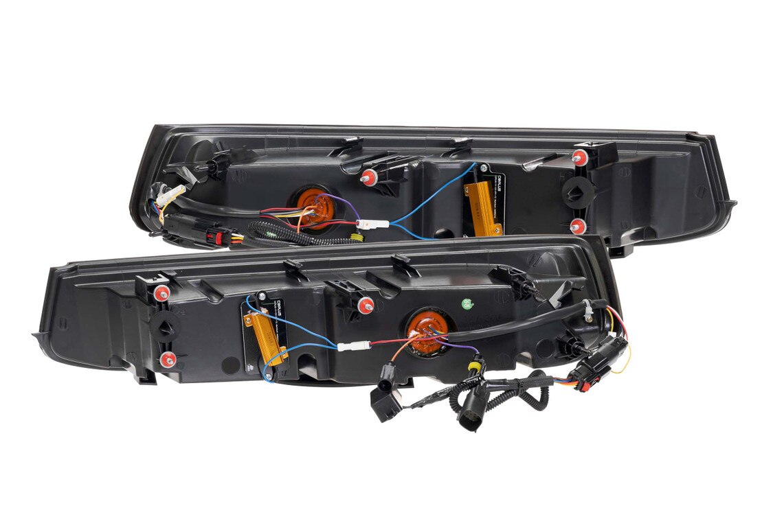 2016-2018 Chevrolet Camaro XB LED Lambo Smoked Tail Lights (LF401)