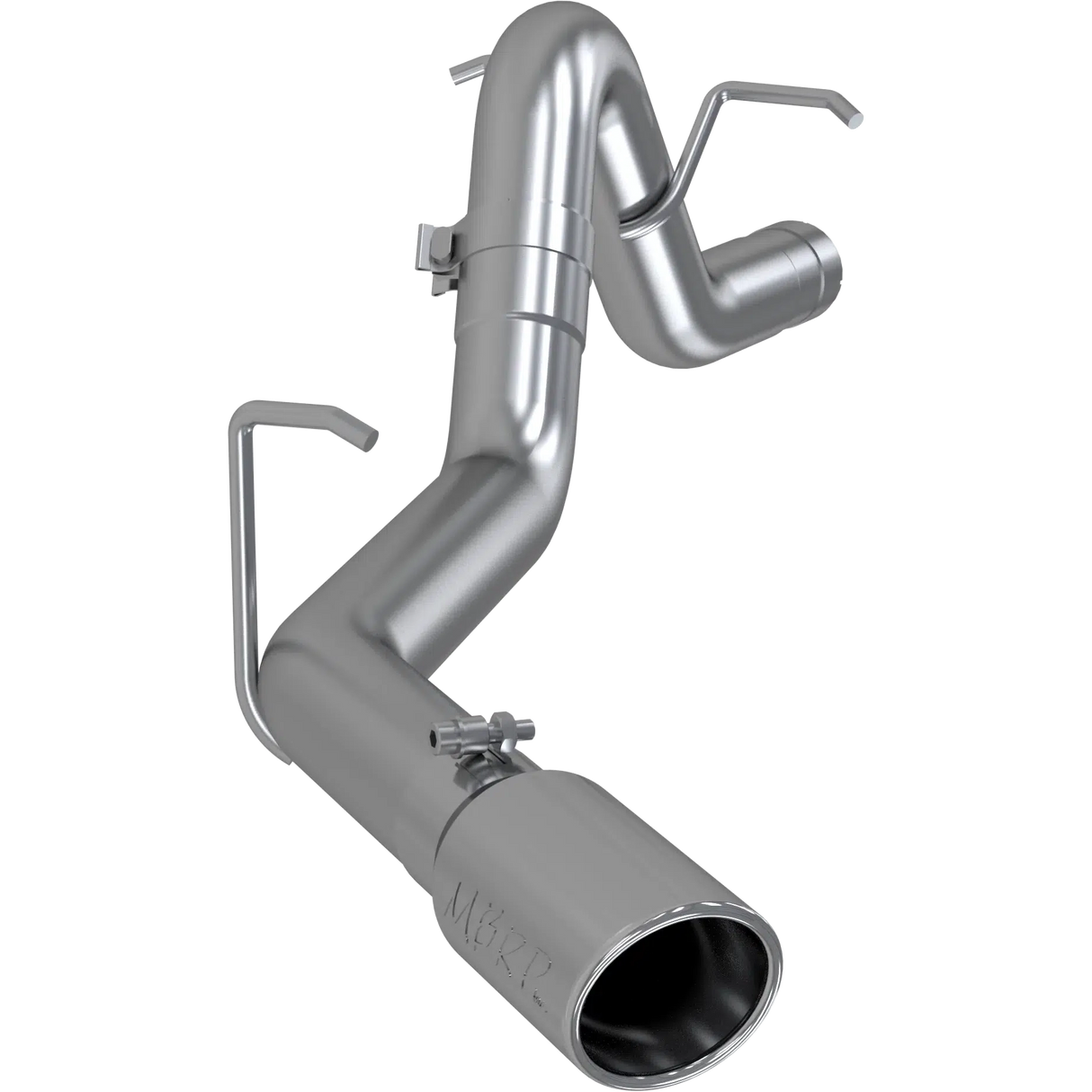 2016-2022 2.8L Duramax 3" SS DPF Back Exhaust Single Side Exit - No Muffler (S6058304)-Filter Back Exhaust System-MBRP-Dirty Diesel Customs