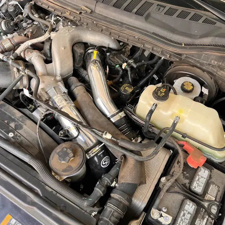 2016-2026 Powerstroke S&B Hot Side Intercooler Pipe (83-200X)-Intercooler Piping-S&B Filters-Dirty Diesel Customs