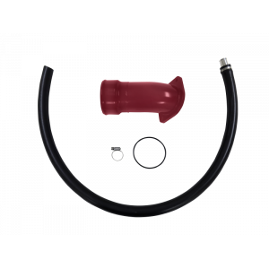 2017-2019 Duramax 3.5" Turbo intake Horn w/ PCV Reroute (WCF100470)-Intake Elbows-Wehrli Custom Fabrication-Dirty Diesel Customs